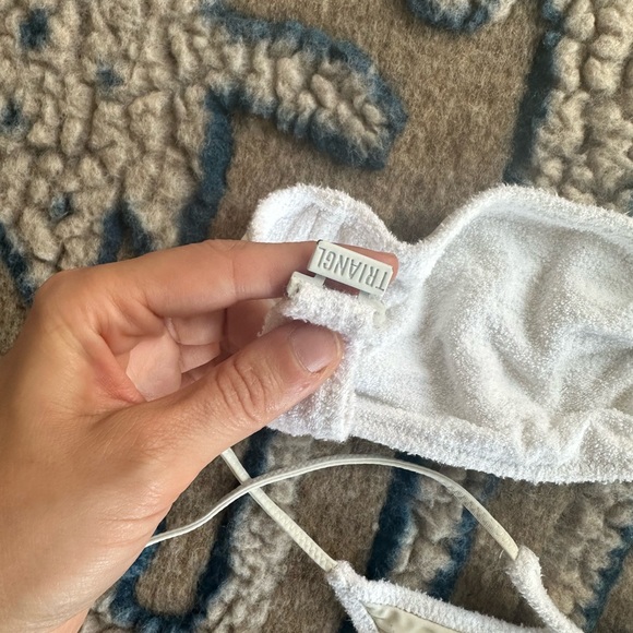 TRIANGL ASTER white toweling, M top and M bottom - Picture 7 of 12